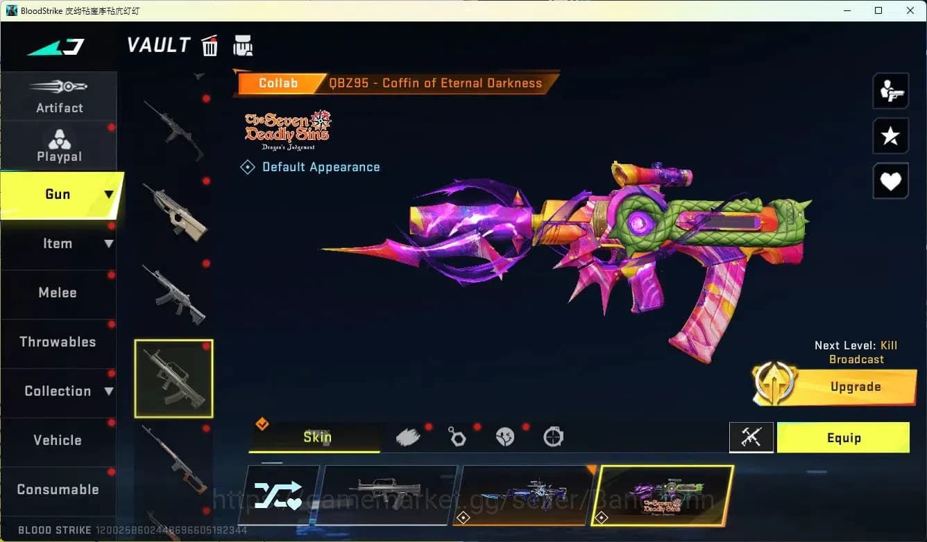Blood Strike Accounts ASIA | Eternal: Desert Eagle-Scorpius|5 Collab|7 U image 13