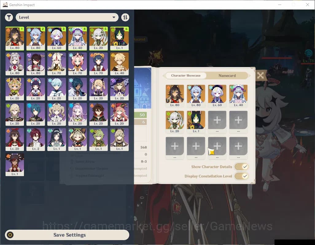 Genshin Impact Accounts ASIA|AR 50|2 Limited +1(*5Weapon)|Nahida,Ganyu|Mc image 1