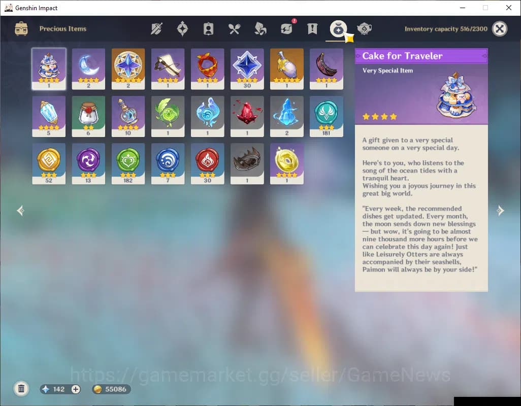 Genshin Impact Accounts ASIA|AR 50|2 Limited +1(*5Weapon)|Nahida,Ganyu|Mc image 10