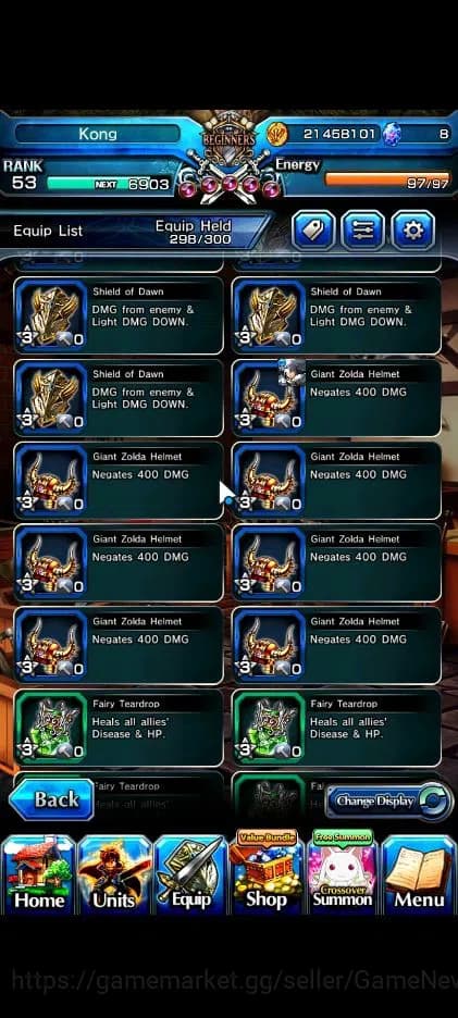 Grand Summoners Accounts Global|Rank 53|Fresh Story|18 Ascend|RoyTW,EmiyaTW image 14