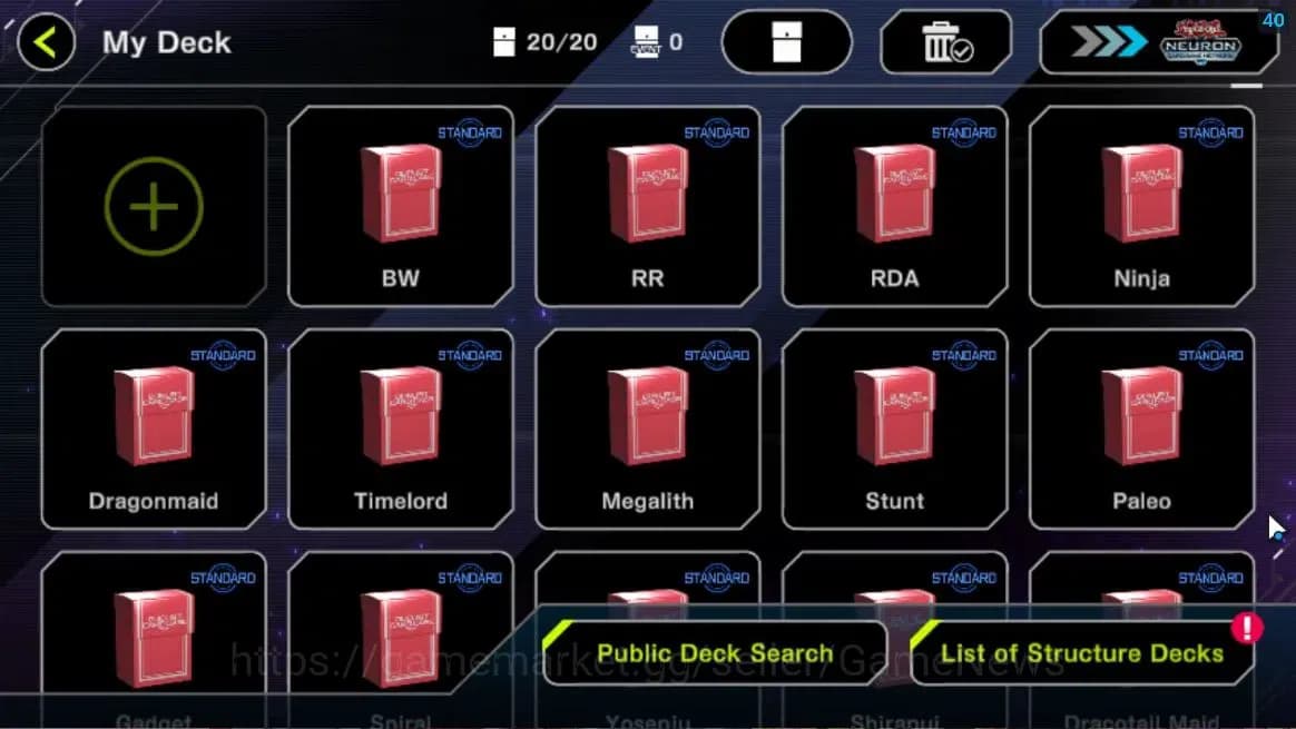 Yu-Gi-Oh! Master Duel Accounts Android|Lv 18|20 Deck|VSK9,SkyStriker,Dracotail,El image 6