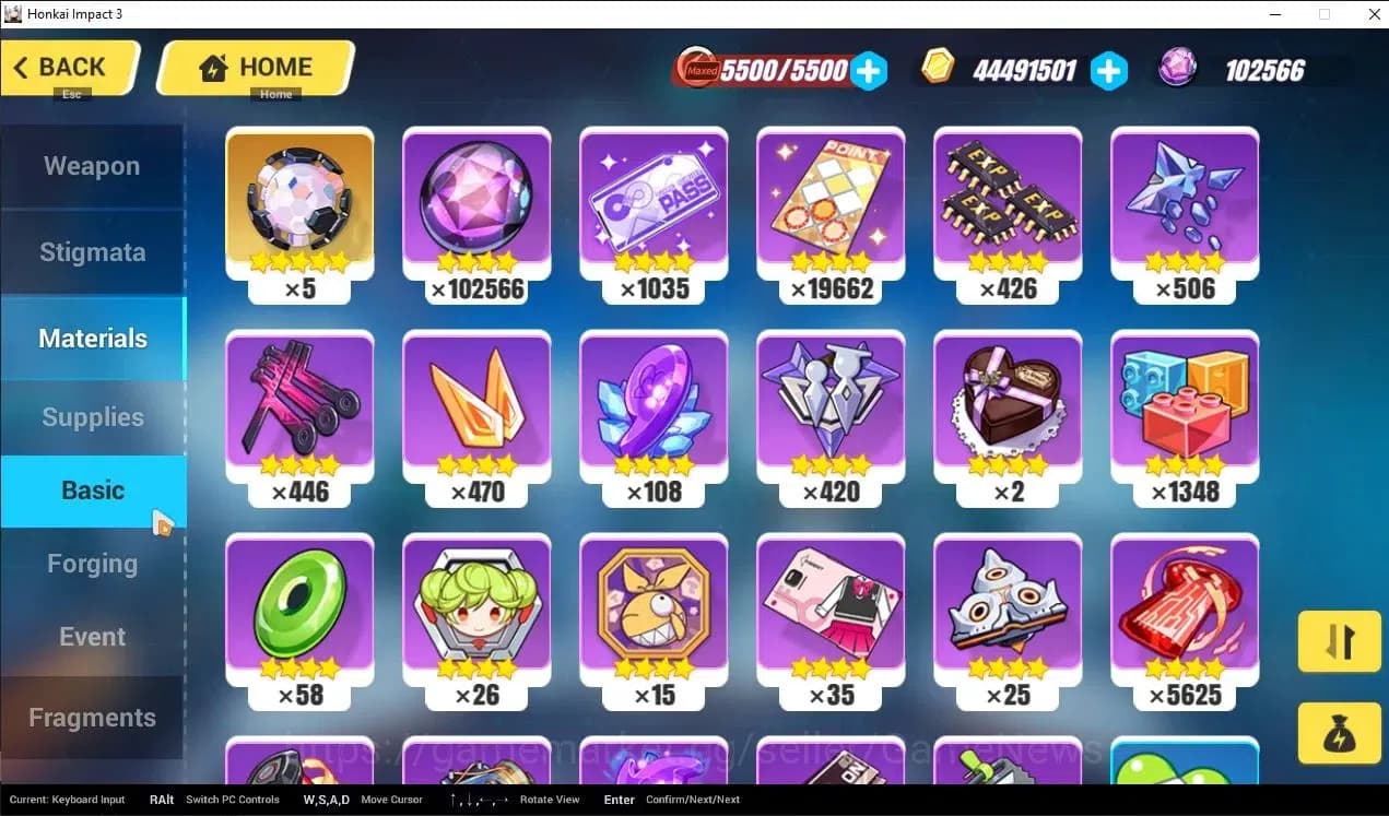 Honkai Impact 3rd Accounts SEA Lv80| 5 Fullset Part 2 (Elysia HLE, Songque+Co image 13