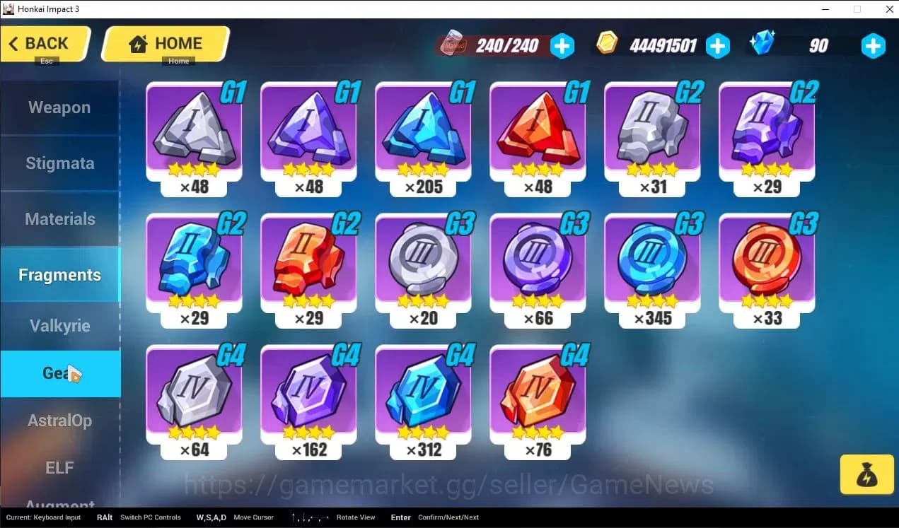 Honkai Impact 3rd Accounts SEA Lv80| 5 Fullset Part 2 (Elysia HLE, Songque+Co image 17