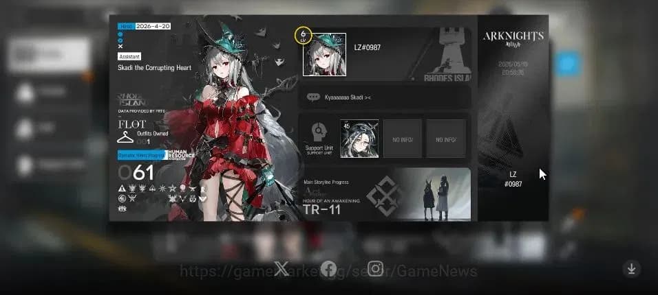 Arknights Accounts Lv 6|61 Op+1 Outfit|2 Limited|[SilverAsh the Reign image 1