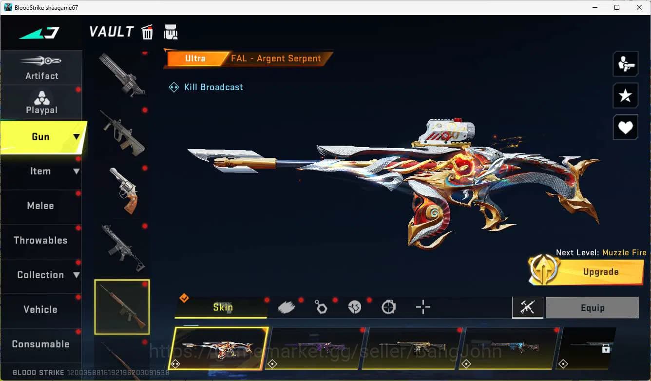 Blood Strike Accounts ASIA | Eternal M4, Eternal KAG, EVO Scar, Eternal image 9