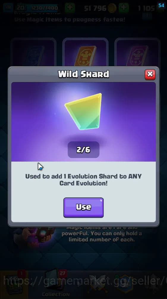 Clash Royale Accounts Lv 20|Trophy 3551|KTL 8|Limited Skin|Card 63| 2 EV image 4