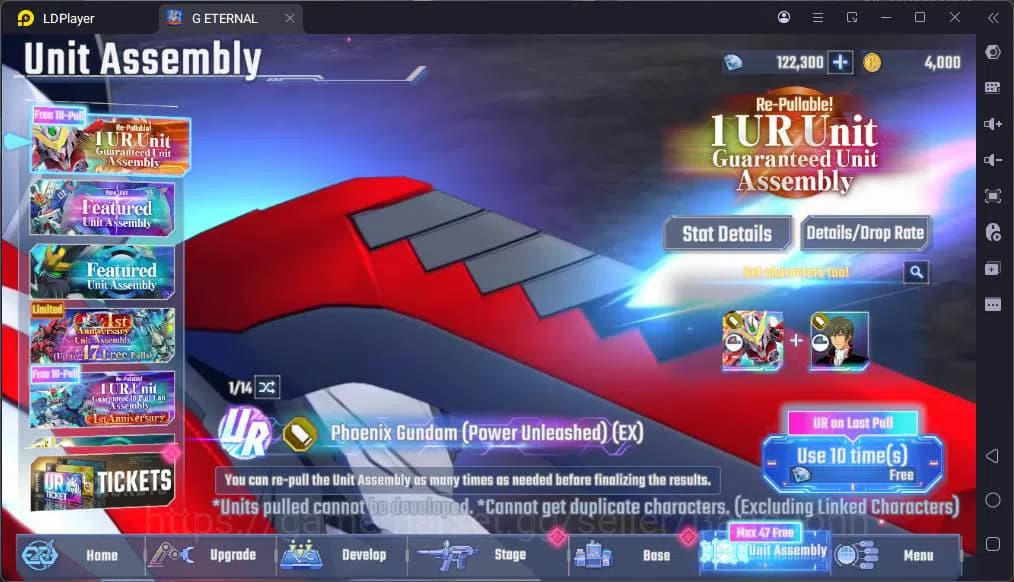 SD Gundam G Generation ETERNAL Accounts Global| Rank 1 | FreshStory | 100+K Diamond, Selec image 2