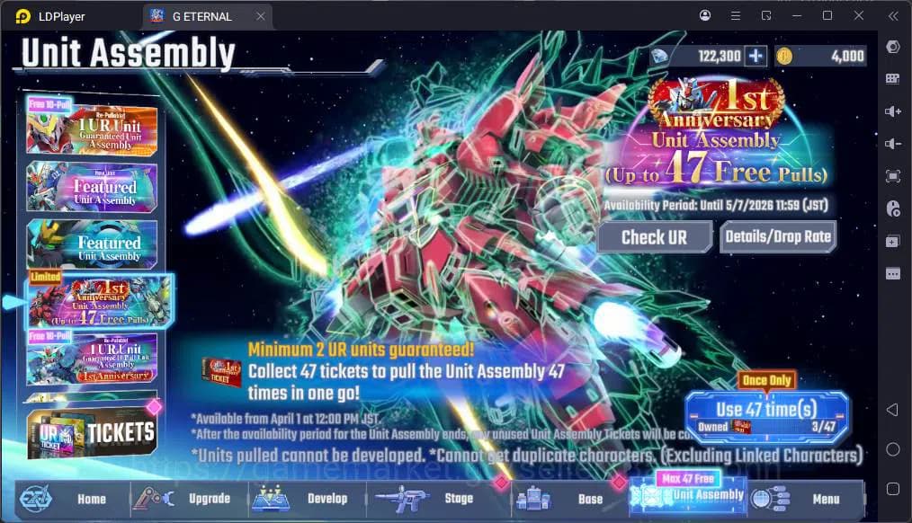 SD Gundam G Generation ETERNAL Accounts Global| Rank 1 | FreshStory | 100+K Diamond, Selec image 3