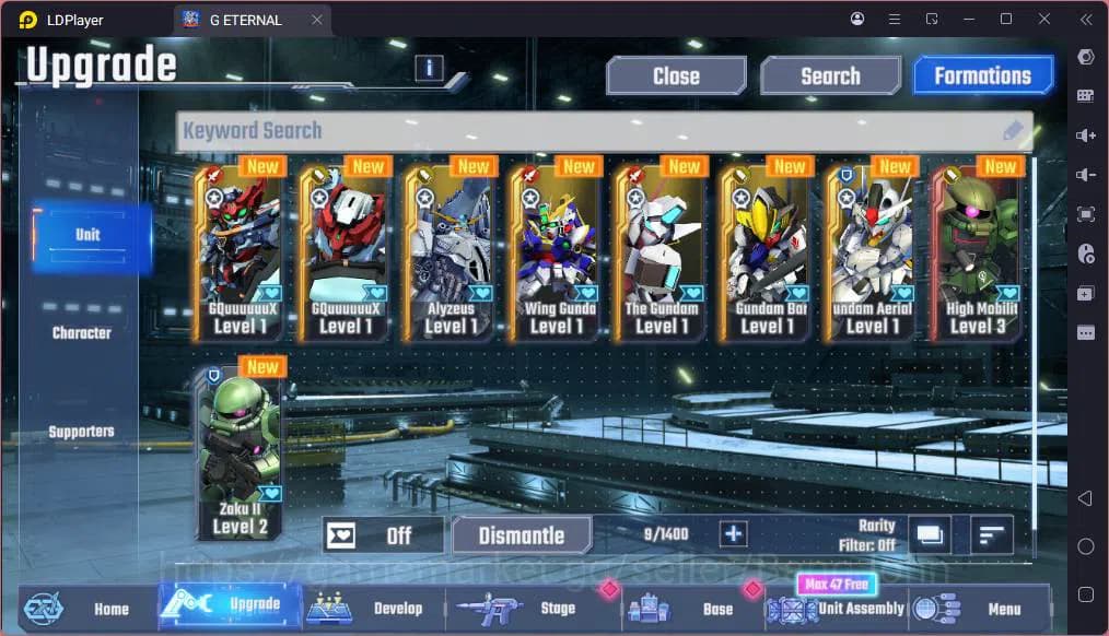 SD Gundam G Generation ETERNAL Accounts Global| Rank 1 | FreshStory | 100+K Diamond, Selec image 6