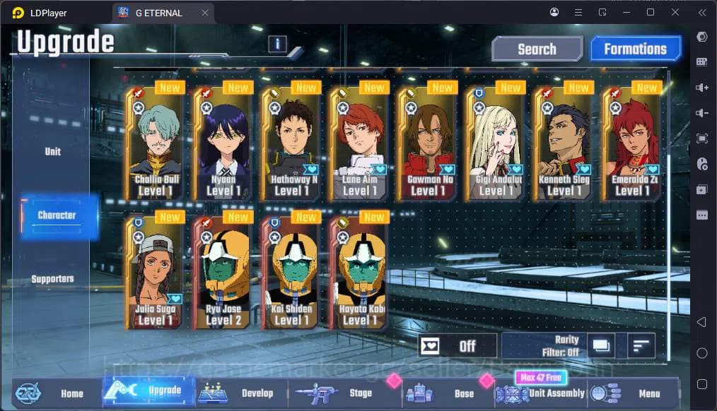 SD Gundam G Generation ETERNAL Accounts Global| Rank 1 | FreshStory | 100+K Diamond, Selec image 8