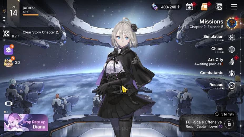 Chaos Zero Nightmare Accounts GLOBAL Lv14| 7 SSR [Narja,Chizuru,Haru,Kayron,Rin, image 1