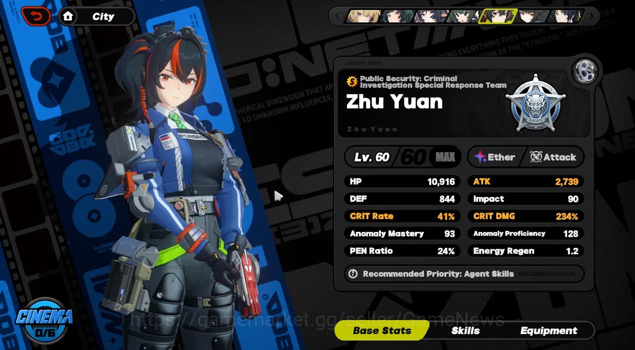 Zenless Zone Zero Accounts Asia ENDGAME|18 Limit 16 Sign (YixuanM4,Miyabi,Luc image 11