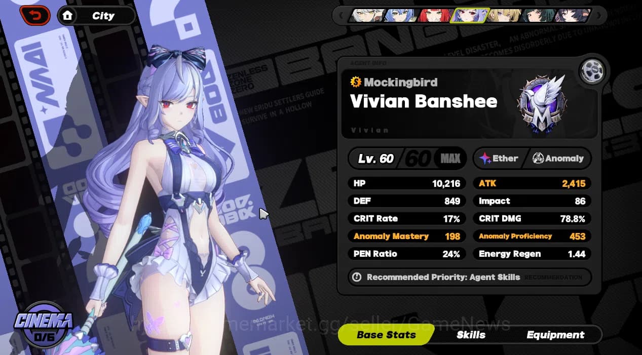 Zenless Zone Zero Accounts Asia ENDGAME|18 Limit 16 Sign (YixuanM4,Miyabi,Luc image 16