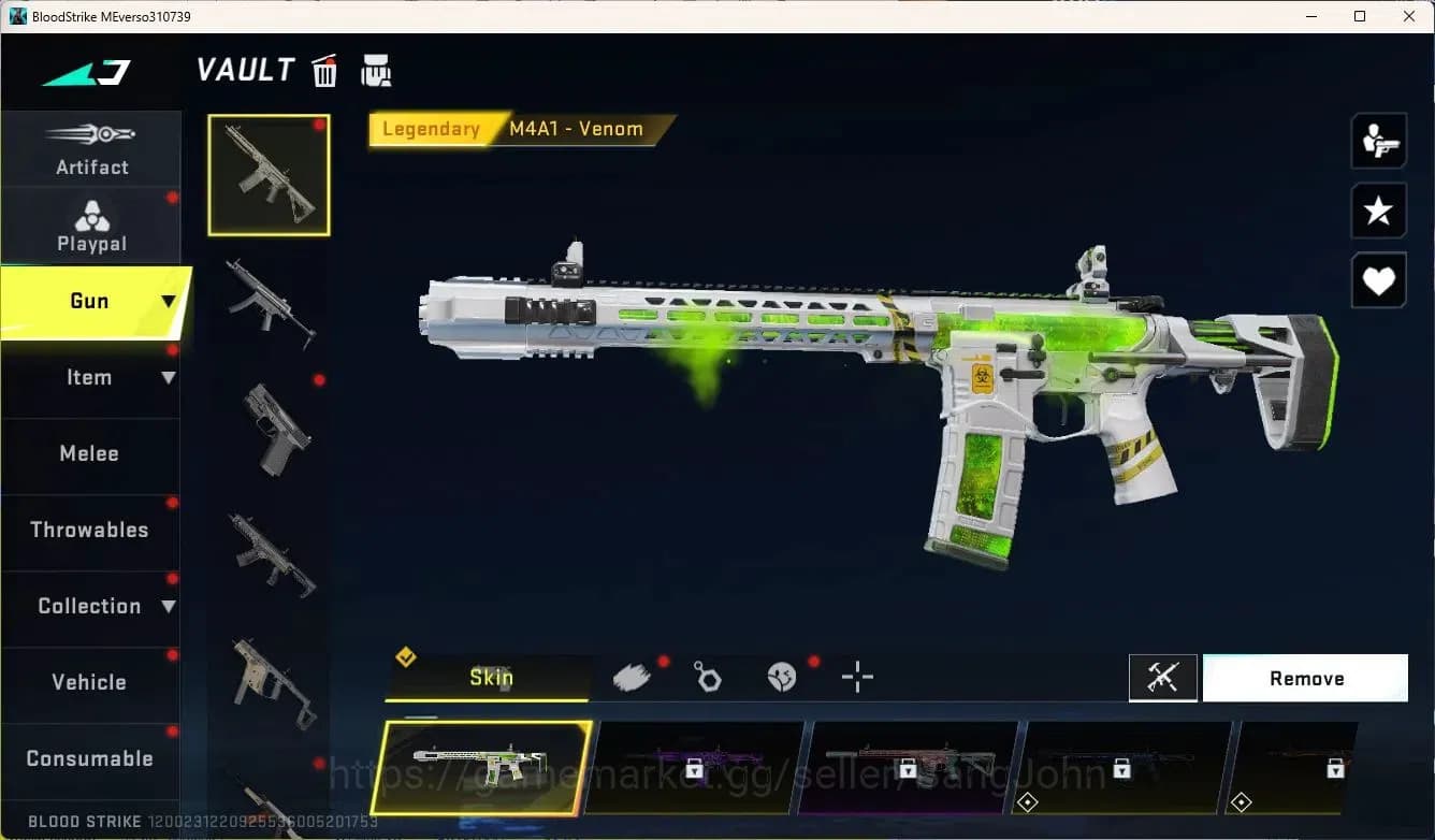 Blood Strike Accounts ASIA | 1 ULTRA: QBZ95|3 LEGENDARY GUNS|1 RARE PLAY image 3