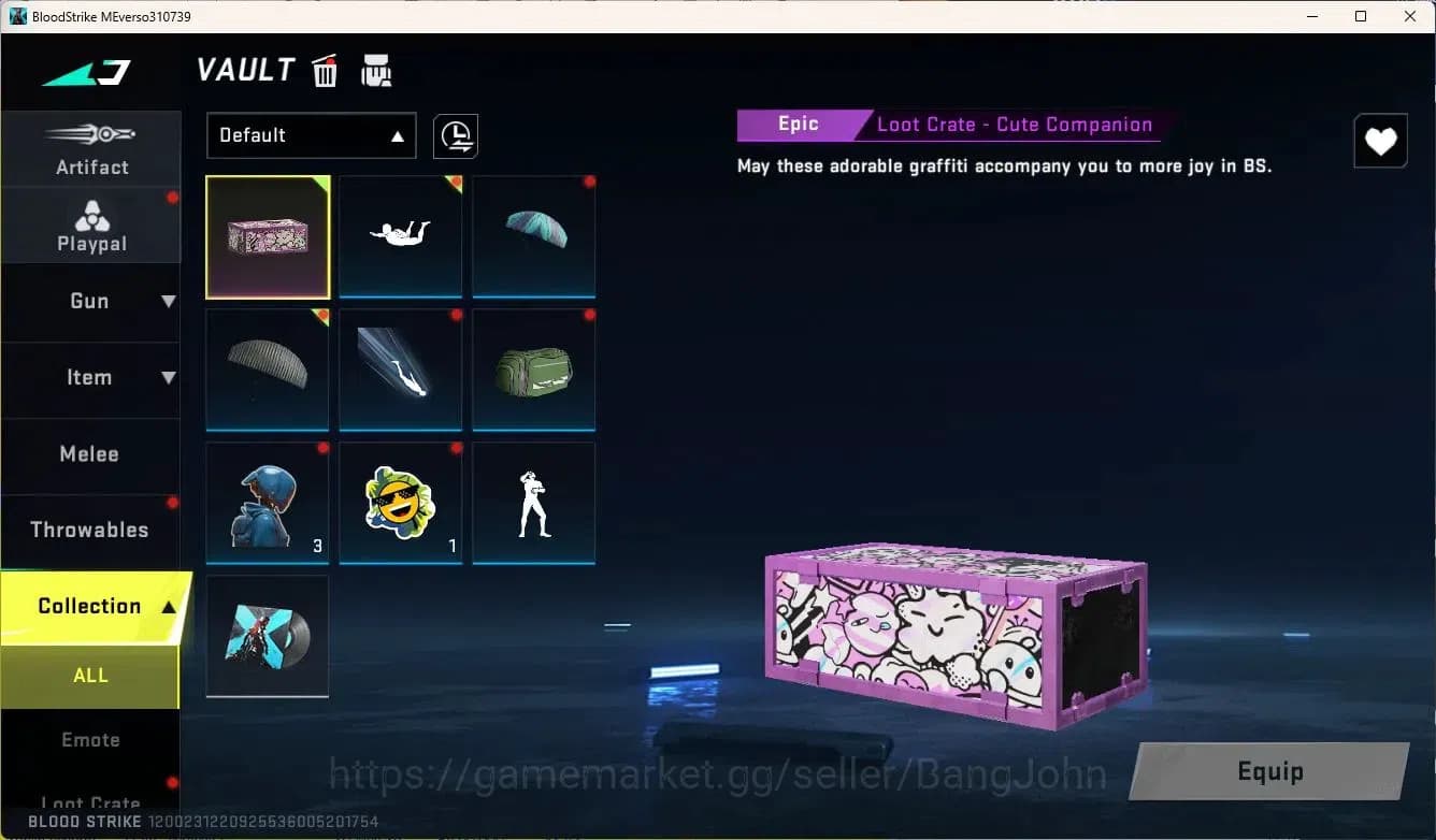 Blood Strike Accounts ASIA | 1 ULTRA: QBZ95|3 LEGENDARY GUNS|1 RARE PLAY image 9