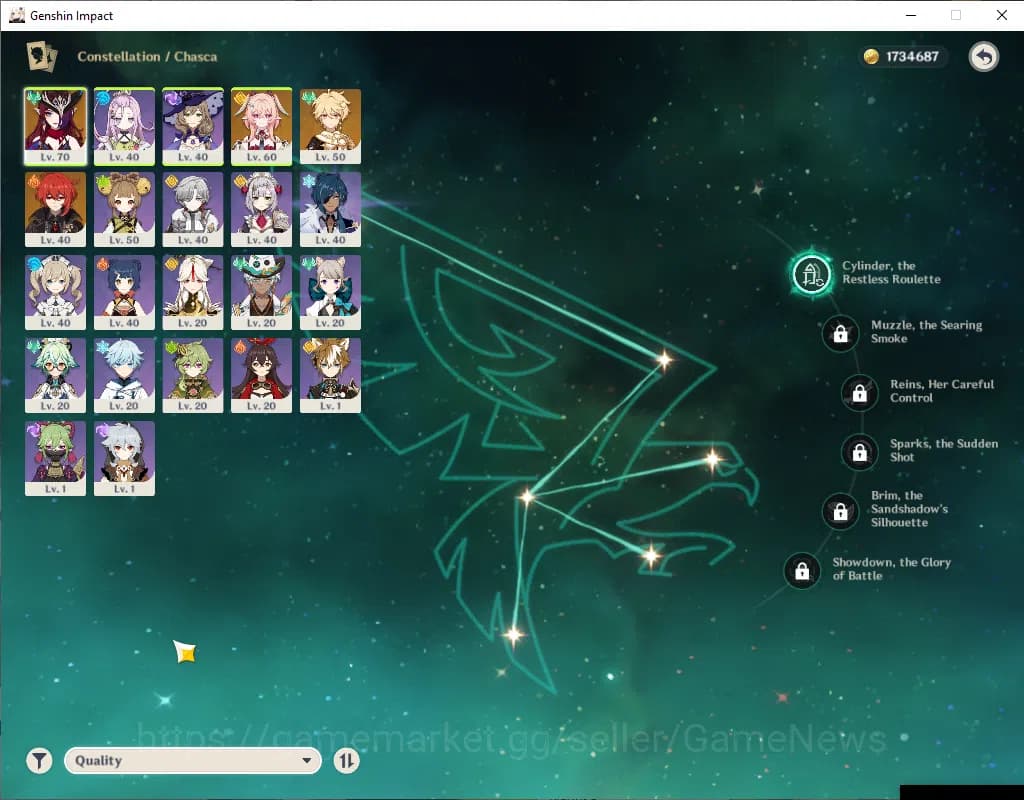 Genshin Impact Accounts ASIA|AR 35|2 Limited+1(*5Weapon)| ChascaC1+Sign,Li image 13