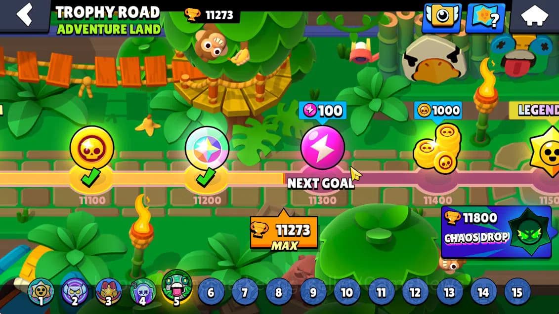 Brawl Stars Accounts Lv15|11273 Trophy|64 Brawler 9 Max Lv|1 Hypch [Dev image 5