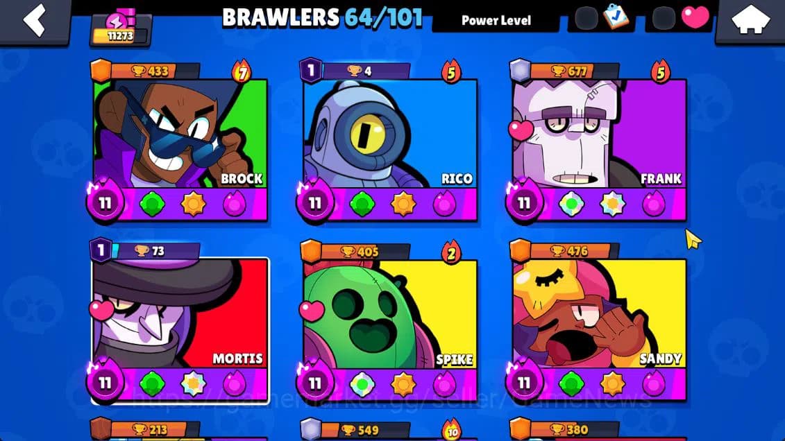 Brawl Stars Accounts Lv15|11273 Trophy|64 Brawler 9 Max Lv|1 Hypch [Dev image 6