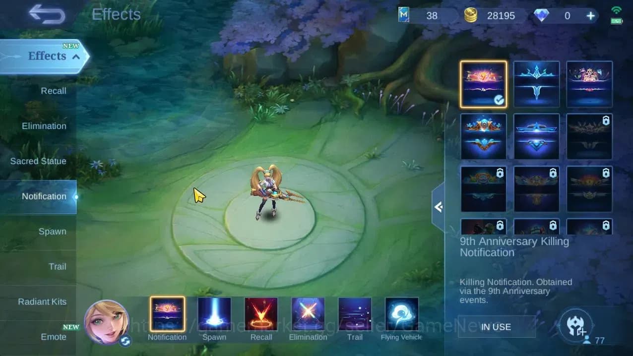 Mobile Legends: Bang Bang Accounts Hero 81|Skin 246|High Honor 30|CC Natalia, LBorn T image 11