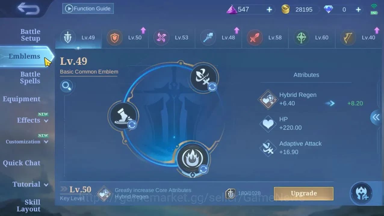 Mobile Legends: Bang Bang Accounts Hero 81|Skin 246|High Honor 30|CC Natalia, LBorn T image 8