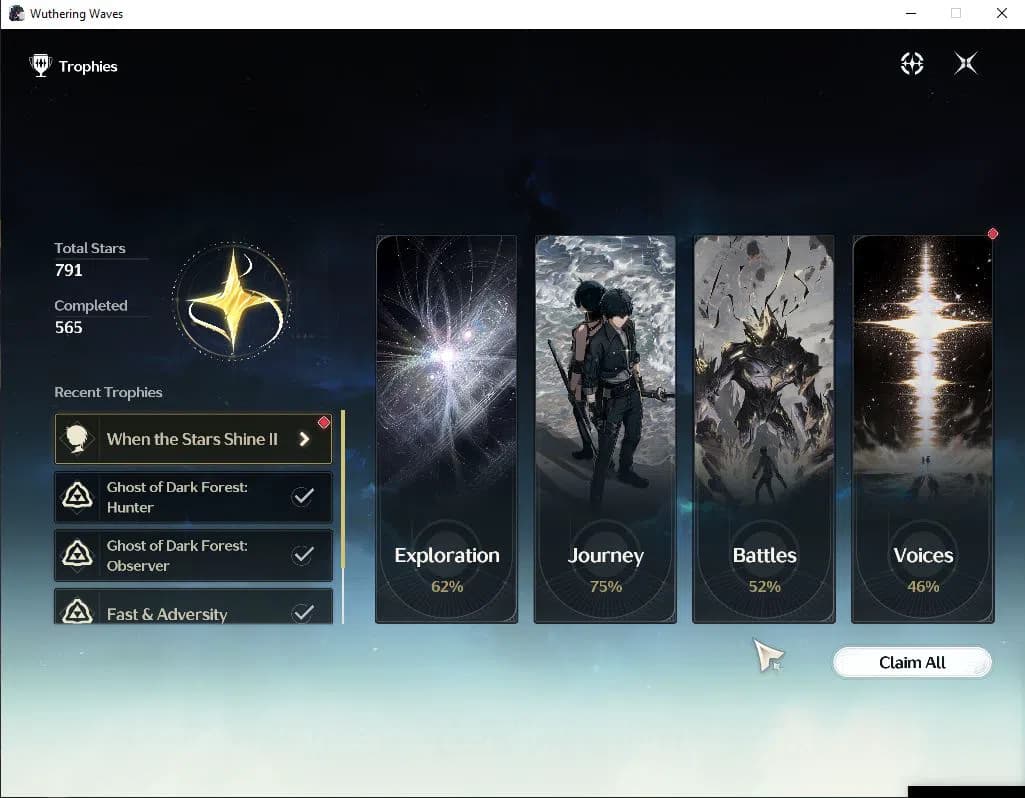 Wuthering Waves Accounts EUROPE|UL 47|14k Astrite+38 Coral|2 Limited| [Hiyu image 9