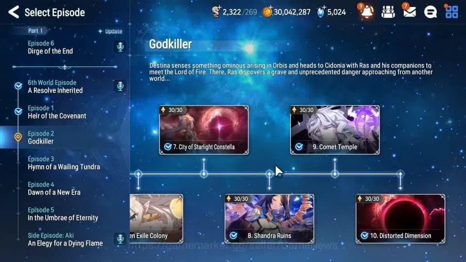 Epic Seven Accounts GLOBAL Unverif|New Era|8 ML(NM Luna,Monarch OTS Is image 16