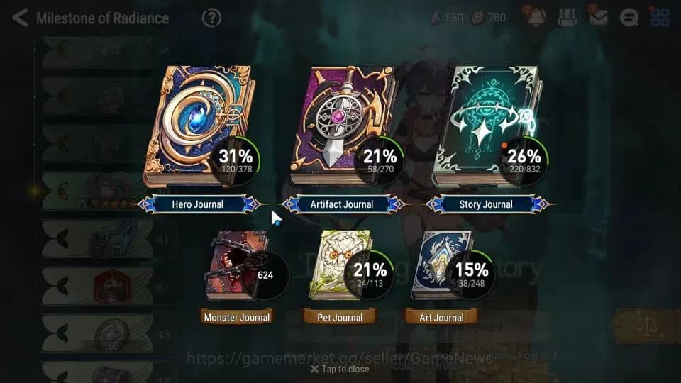Epic Seven Accounts GLOBAL Unverif|New Era|8 ML(NM Luna,Monarch OTS Is image 5