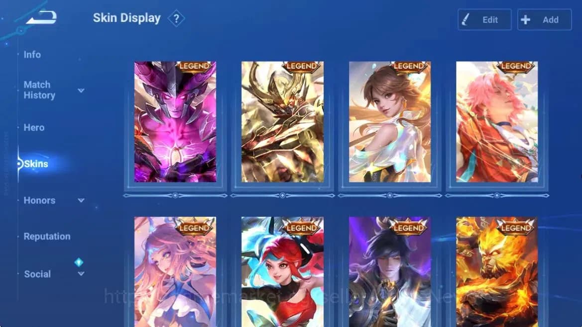 Honor of Kings Accounts Hero112 Skin332|Mythic(GuanYu),24 legend,2Limbo(Mi image 4