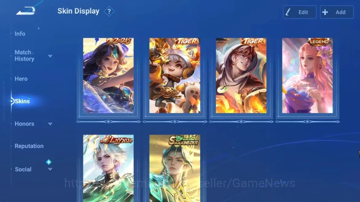 Honor of Kings Accounts Hero112 Skin332|Mythic(GuanYu),24 legend,2Limbo(Mi image 6