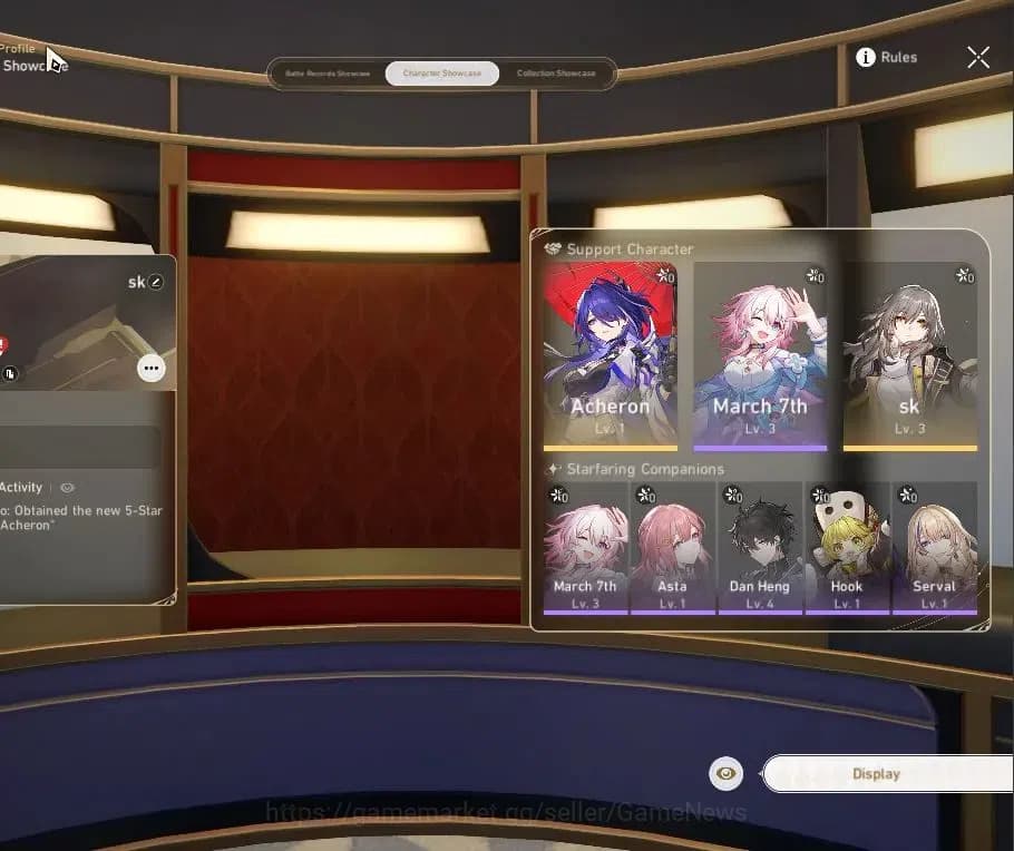 Honkai Star Rail Accounts EU |TL 4|Fresh Starter| 21 SRP+1 Golden Comp | 1 L image 2