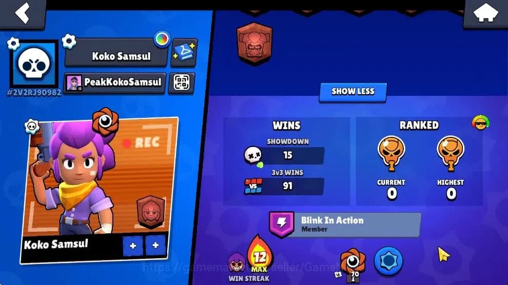 Brawl Stars Accounts 1356 Trophy|8K Bling 139 Gem|26 Brawlers 3 Max Lvl image 3