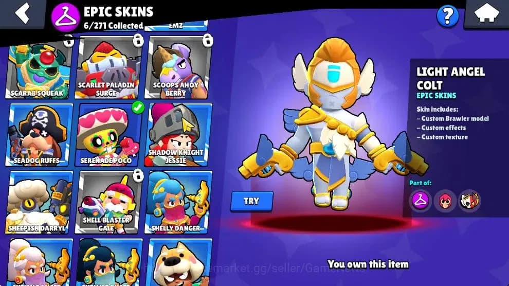 Brawl Stars Accounts 1356 Trophy|8K Bling 139 Gem|26 Brawlers 3 Max Lvl image 9