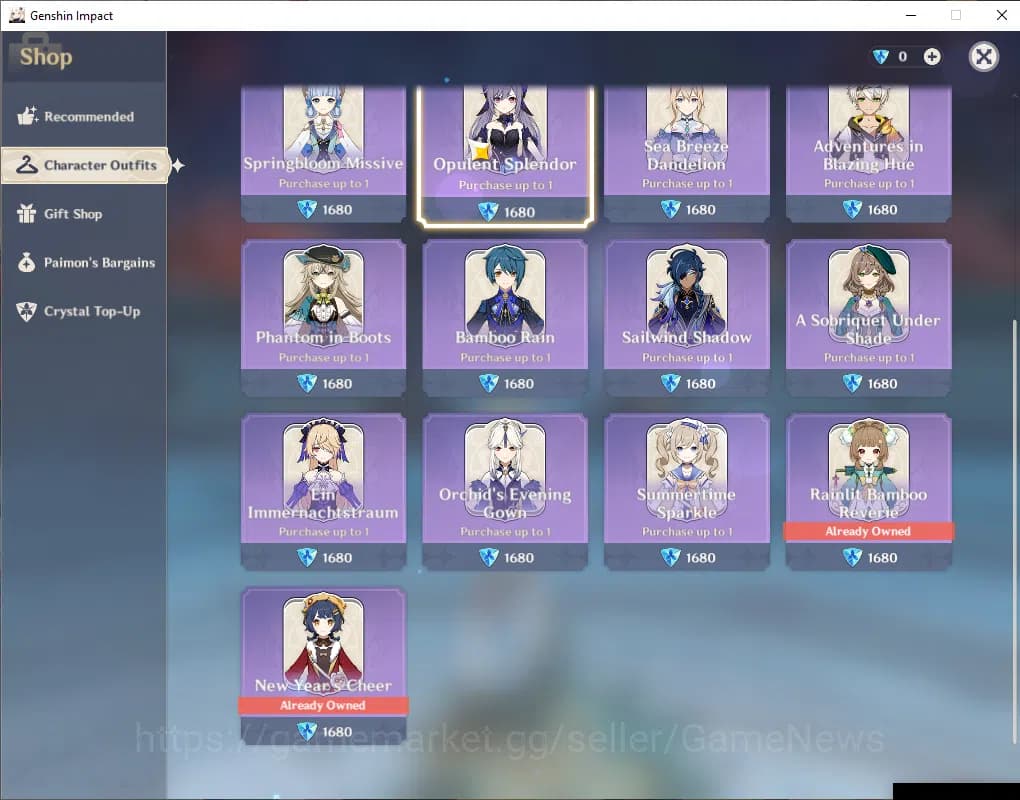 Genshin Impact Accounts ASIA|AR59|Prime Team Flins|7Limited+4(*5Weapon)|Fl image 13