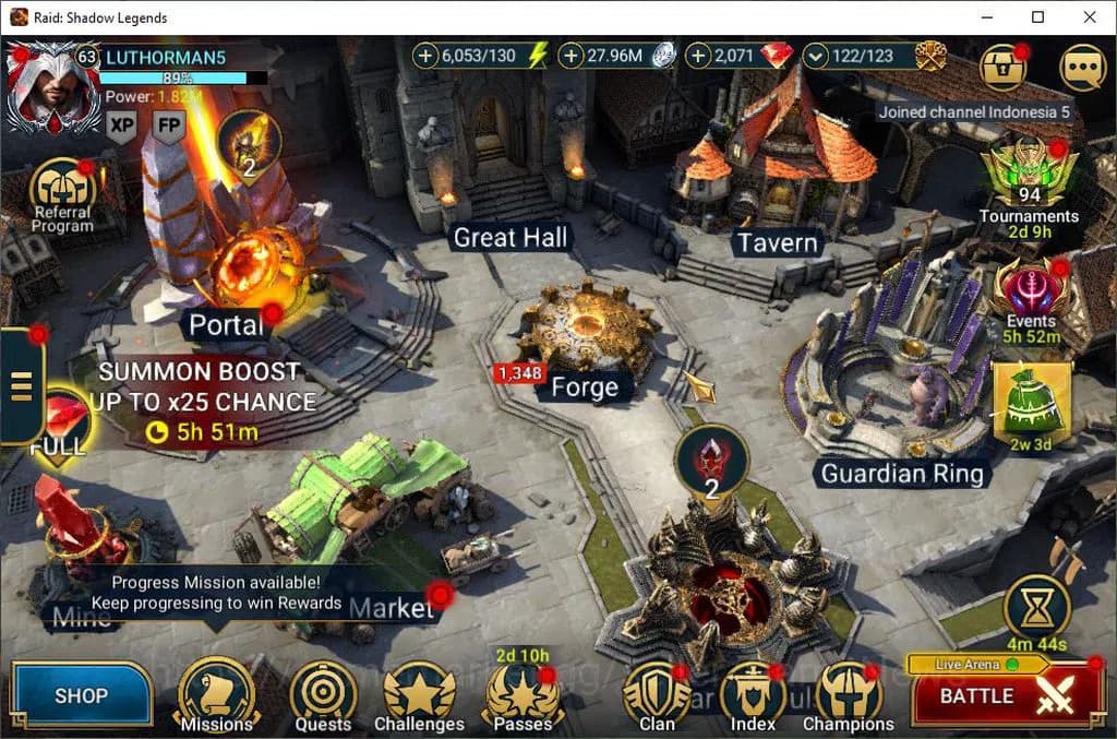 Raid: Shadow Legends Accounts Lv63 1,8M Power|1 Mythic(Arbais)|39 Legend(Ninja,D image 1