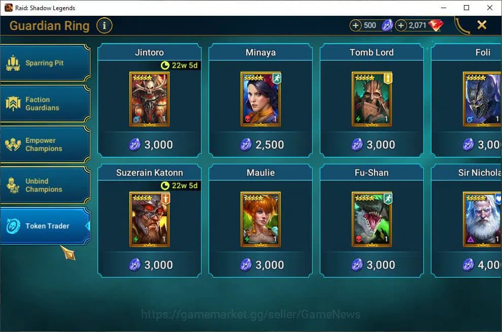 Raid: Shadow Legends Accounts Lv63 1,8M Power|1 Mythic(Arbais)|39 Legend(Ninja,D image 16