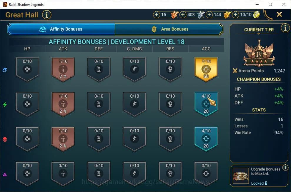 Raid: Shadow Legends Accounts Lv63 1,8M Power|1 Mythic(Arbais)|39 Legend(Ninja,D image 7