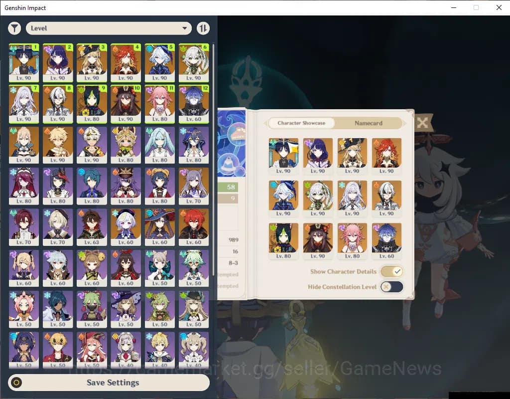 Genshin Impact Accounts ASIA|AR 58|11 Limited+7(*5Wep)|(Mavuika,Wanderer,A image 1