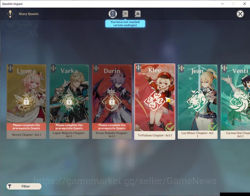 Genshin Impact Accounts ASIA|AR 58|11 Limited+7(*5Wep)|(Mavuika,Wanderer,A image 12