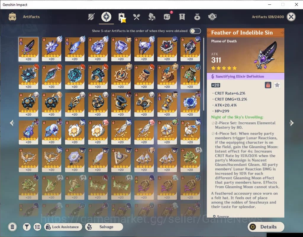 Genshin Impact Accounts ASIA|AR 58|11 Limited+7(*5Wep)|(Mavuika,Wanderer,A image 6