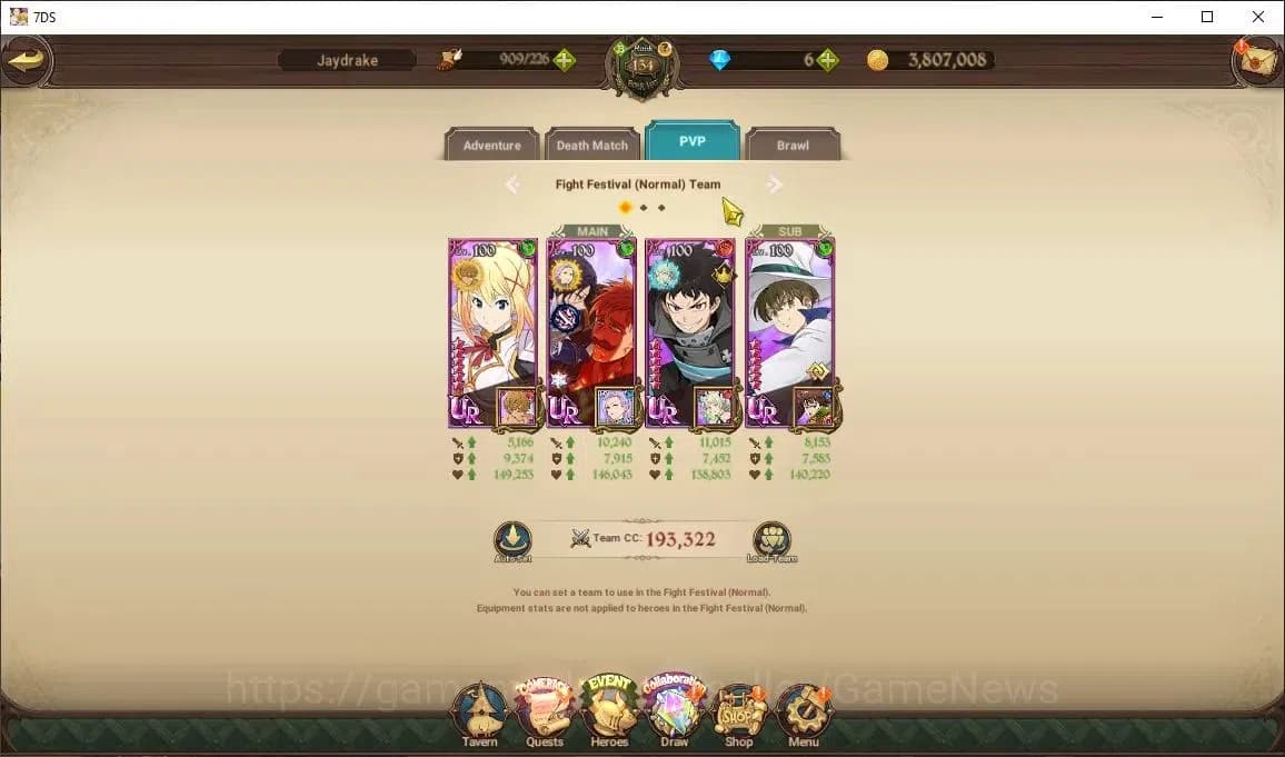 The Seven Deadly Sins: Grand Cross Accounts Asia|8 M CC|8 LR+10 UR+Many Collab|Milim6/6,Brunhi image 16