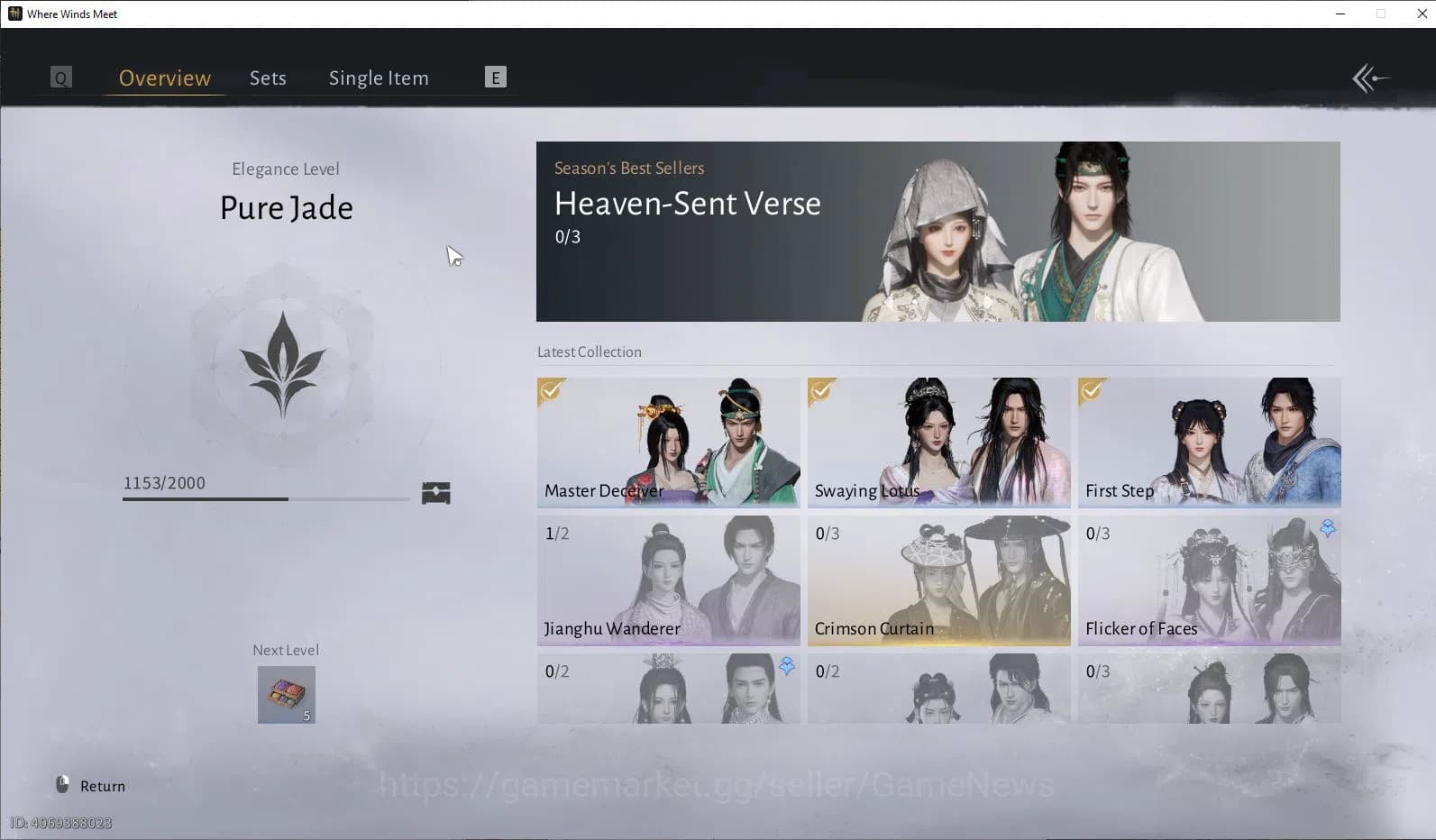 Where Winds Meet Accounts GLOBAL Lv5| Fresh Starter| 1 Harmoni Core, Anthem image 8