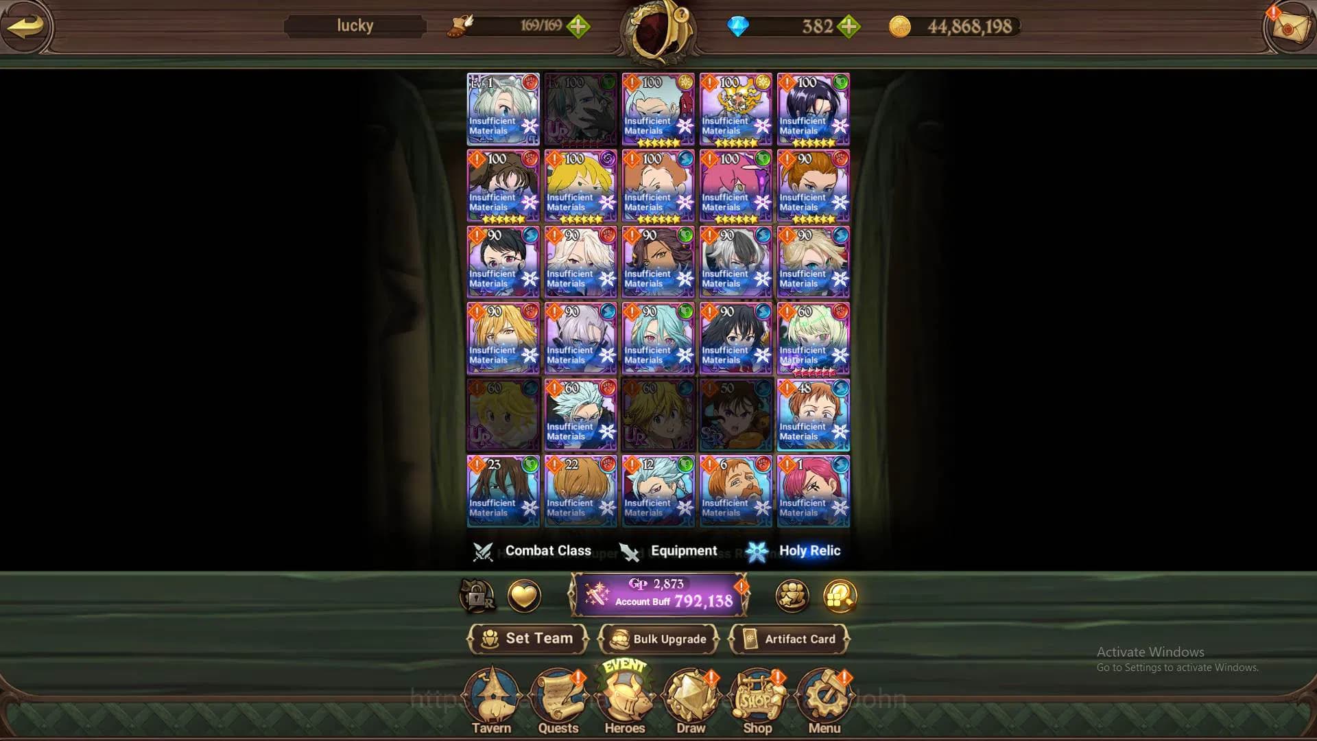The Seven Deadly Sins: Grand Cross Accounts ASIA | 792K CC | 1 LR Elizabet | 3 UR, Sabunak 2/6 image 9