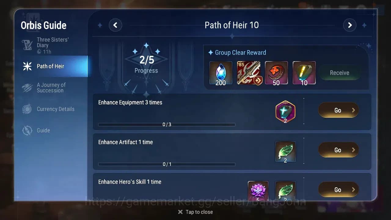 Epic Seven Accounts Global Unverif | 5 ML | Empyrean Ilynav,LW Peira,Z image 6