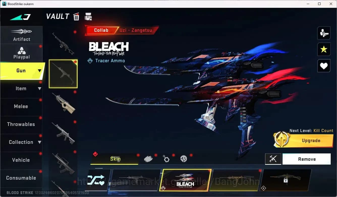 Blood Strike Accounts ASIA | Collab Uzi-Zangetsu | Limited MP7-Verdant | image 20