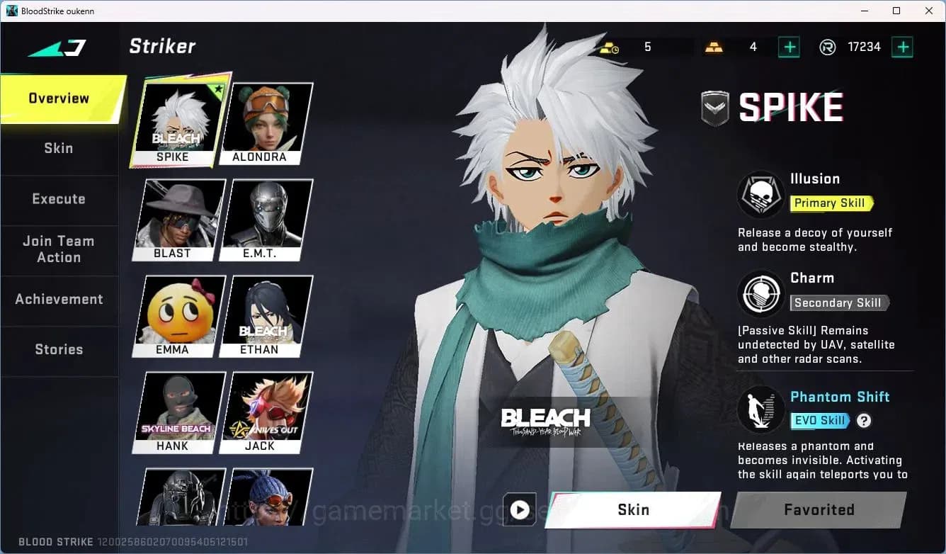 Blood Strike Accounts ASIA | Collab Uzi-Zangetsu | Limited MP7-Verdant | image 5