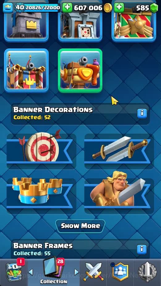 Clash Royale Accounts Lv 40|Trophy 7818|KTL 13|Limited Skin|Card 121|4 H image 16