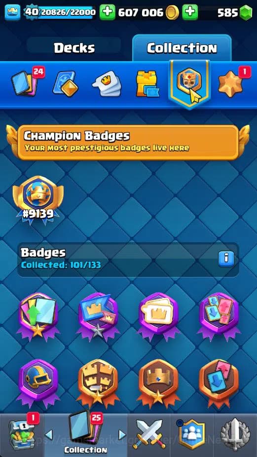 Clash Royale Accounts Lv 40|Trophy 7818|KTL 13|Limited Skin|Card 121|4 H image 17