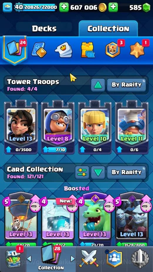 Clash Royale Accounts Lv 40|Trophy 7818|KTL 13|Limited Skin|Card 121|4 H image 4