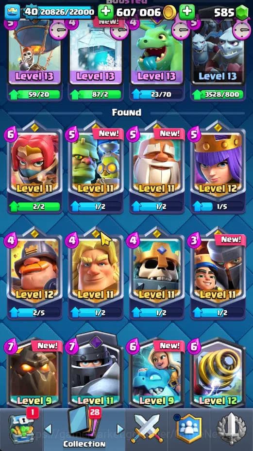 Clash Royale Accounts Lv 40|Trophy 7818|KTL 13|Limited Skin|Card 121|4 H image 5