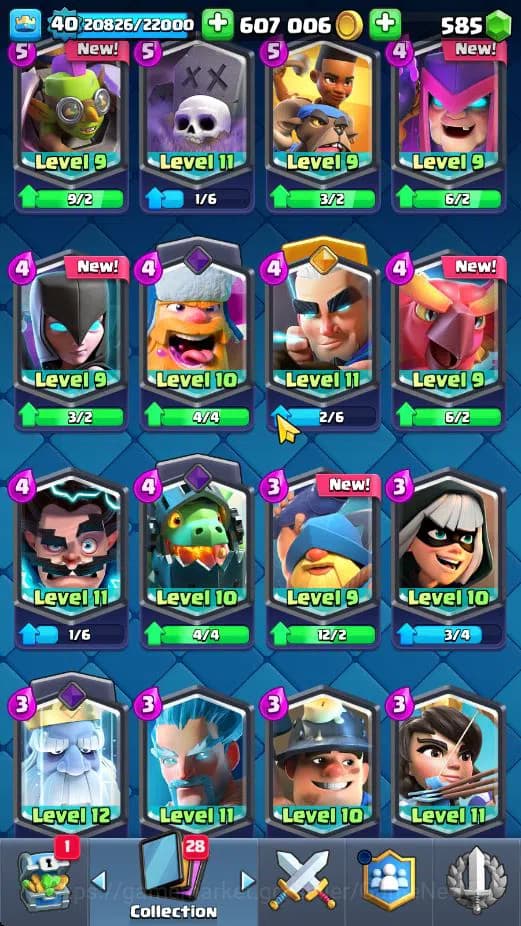 Clash Royale Accounts Lv 40|Trophy 7818|KTL 13|Limited Skin|Card 121|4 H image 6